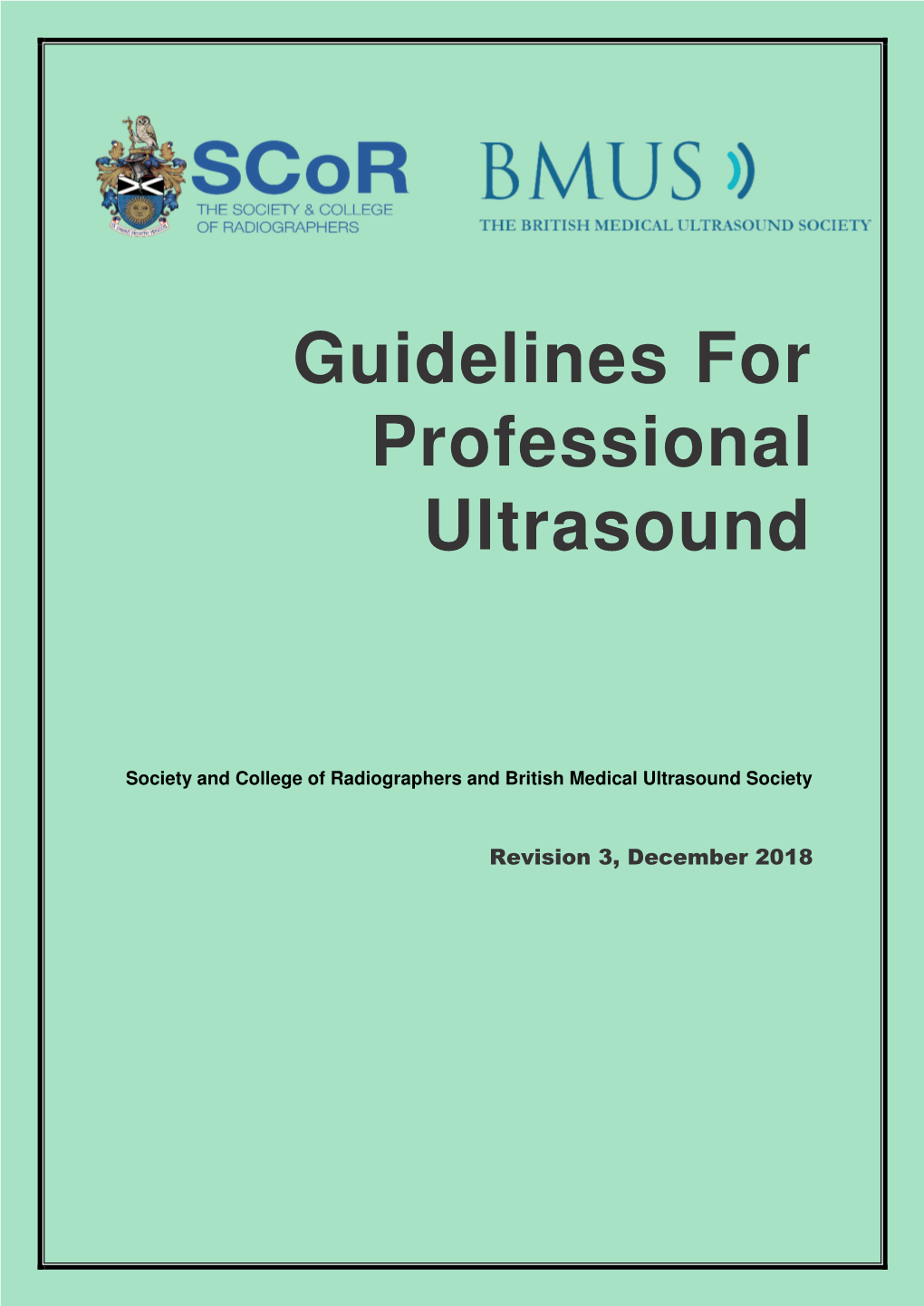 Guidelines for Professional Ultrasound