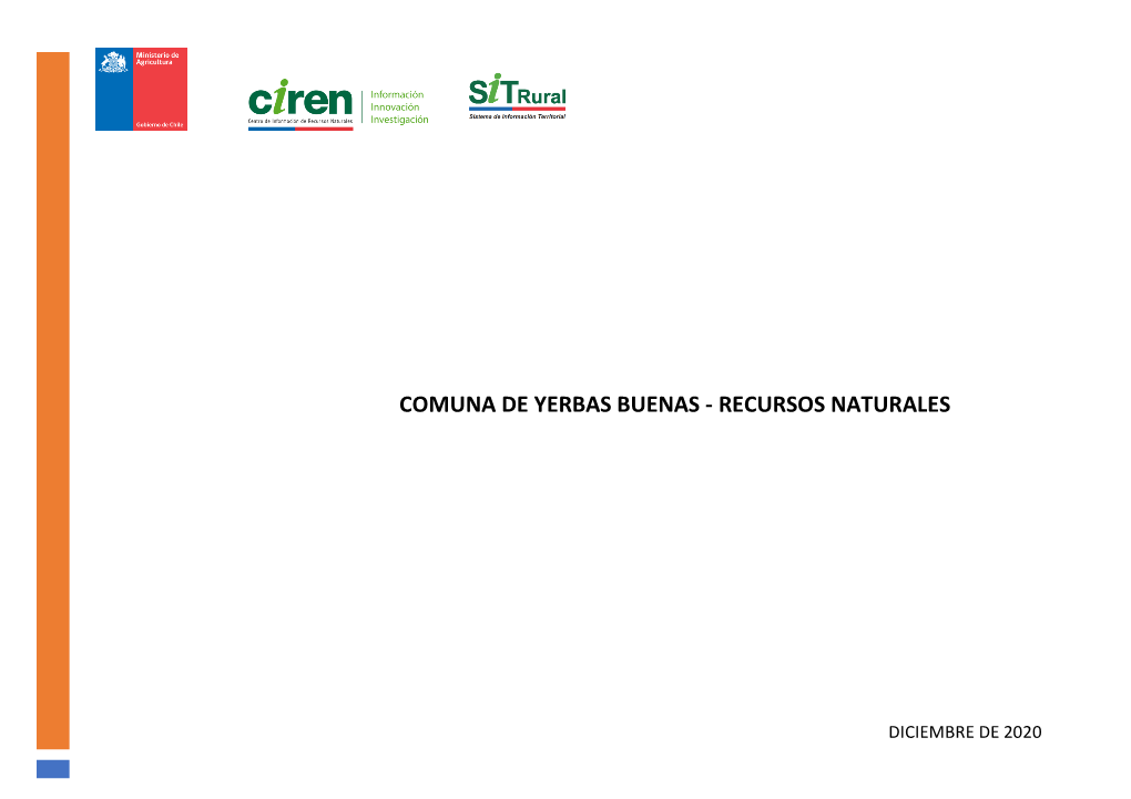 Comuna De Yerbas Buenas - Recursos Naturales