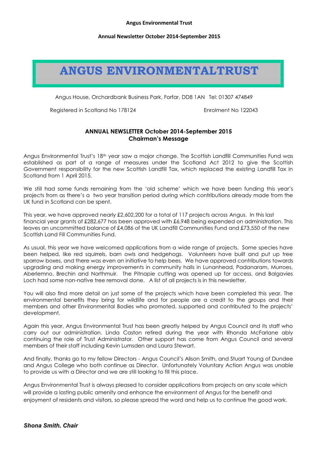 Angus Environmentaltrust