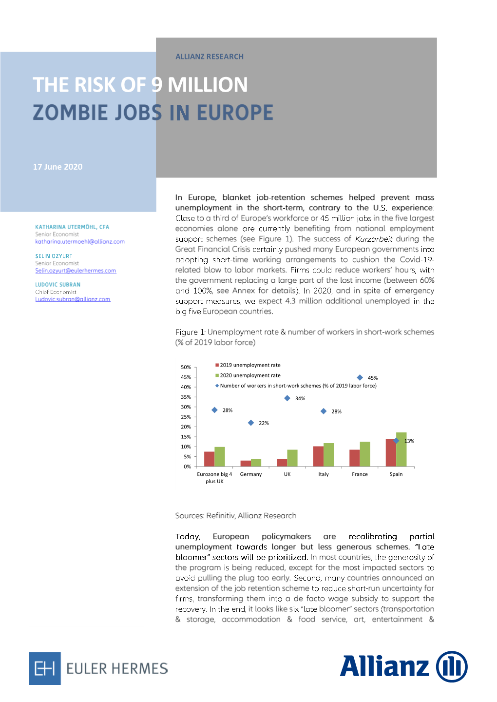 The Risk of 9 Million Zombie Jobs in Europe 1 MB