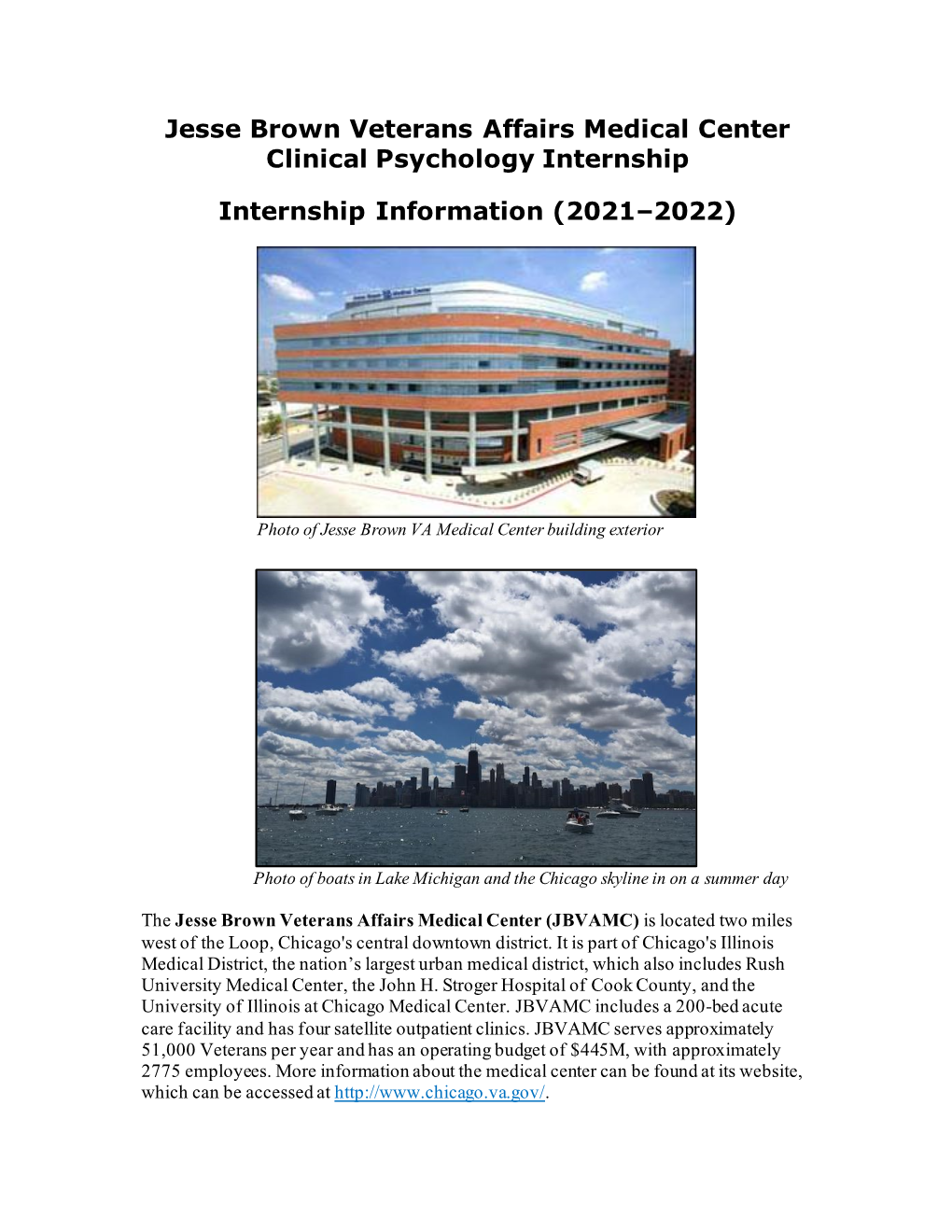 Psychology Internship