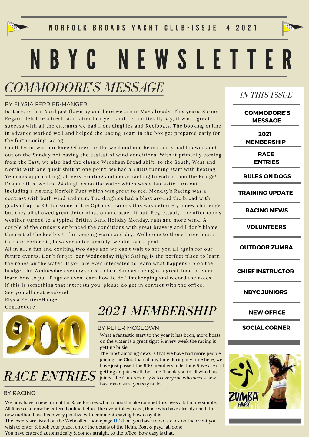Co Newsletter Issue 4 April 2021