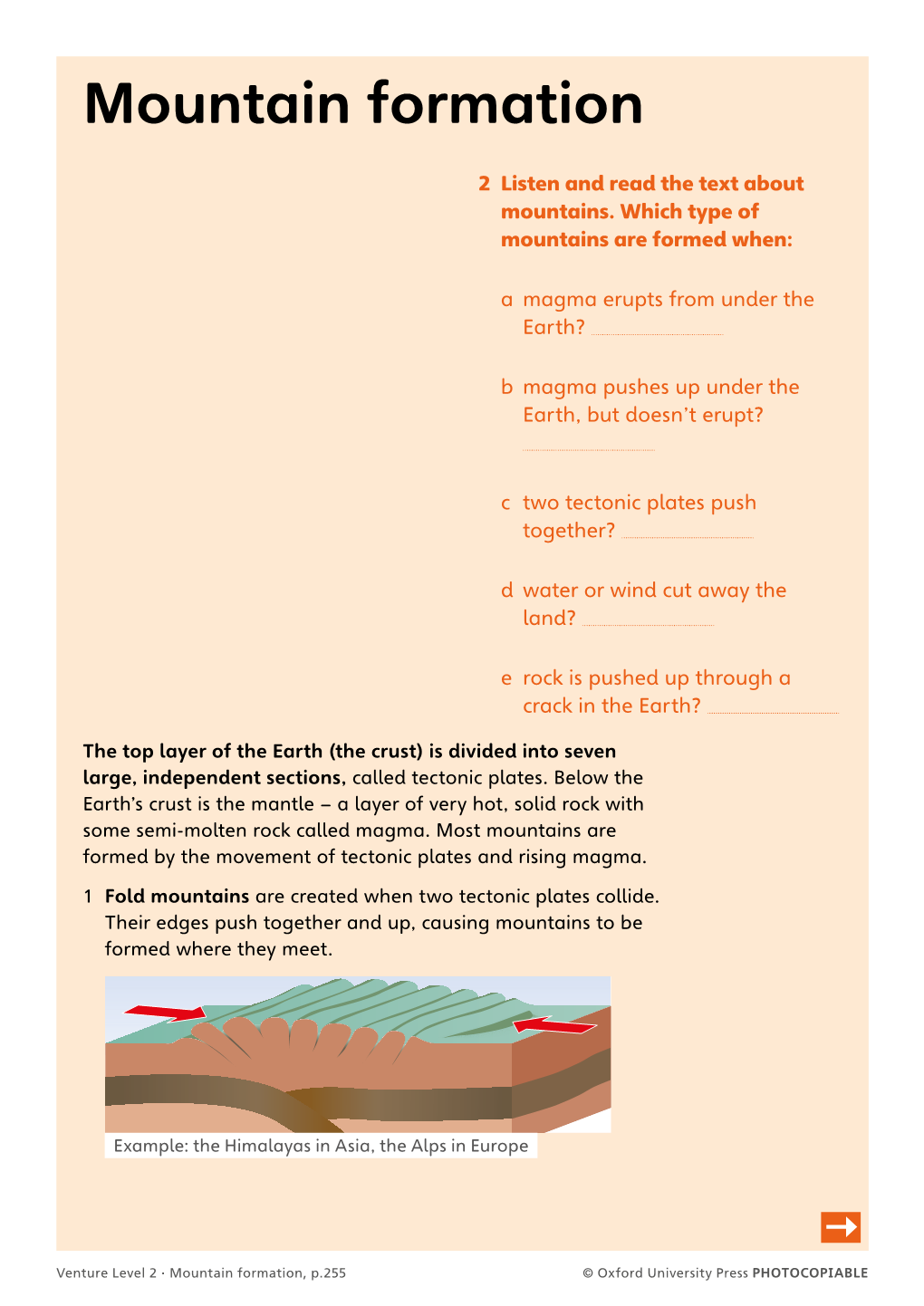 Mountain Formation