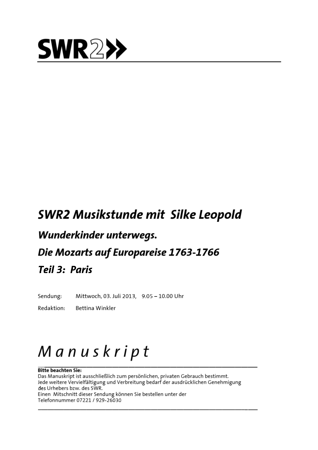 Swr2-Musikstunde-20130703.Pdf