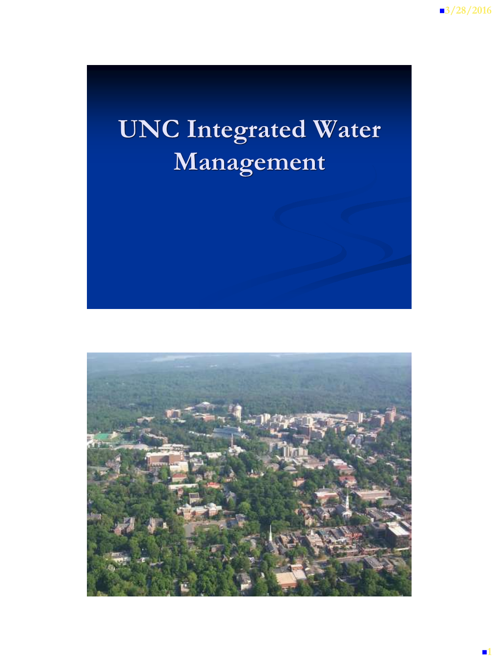 UNC Integrated Water Management