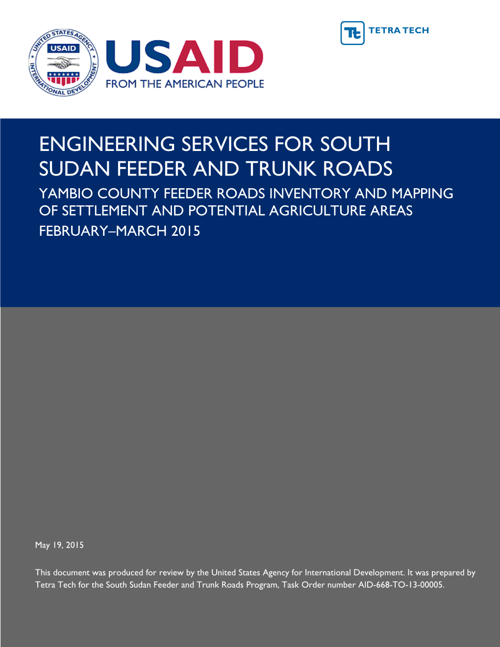 Engineering Services for South Sudan Feeder And