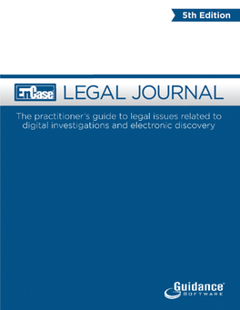 Publication Encase Legal Journal