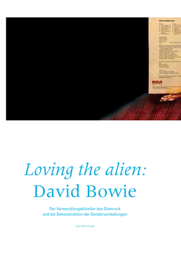 Loving the Alien: David Bowie