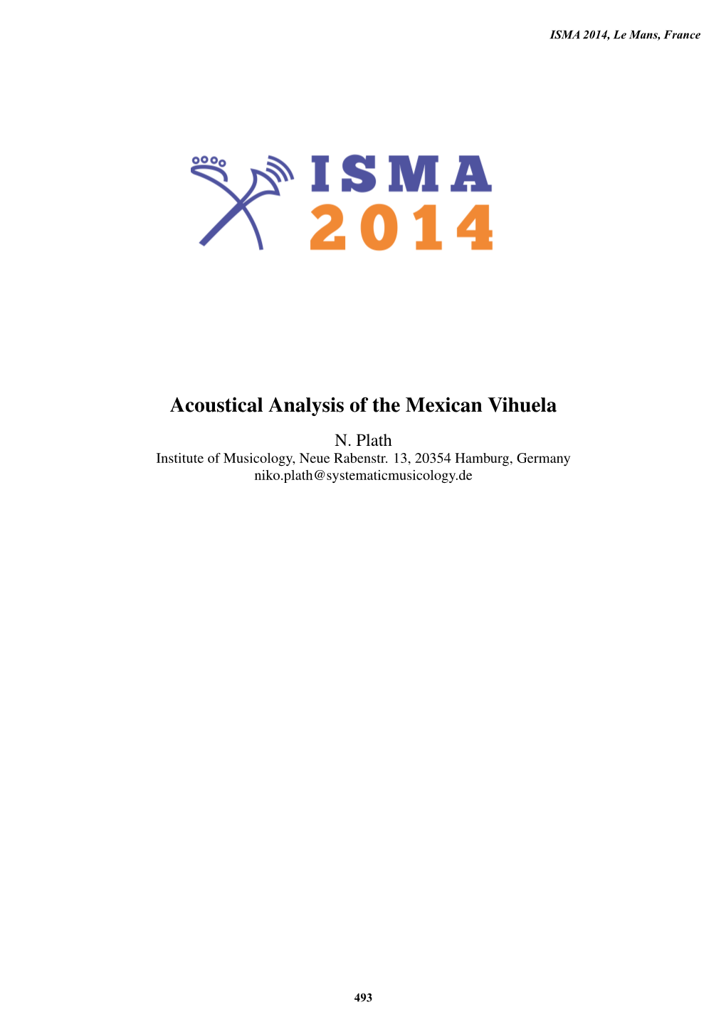 Acoustical Analysis of the Mexican Vihuela N