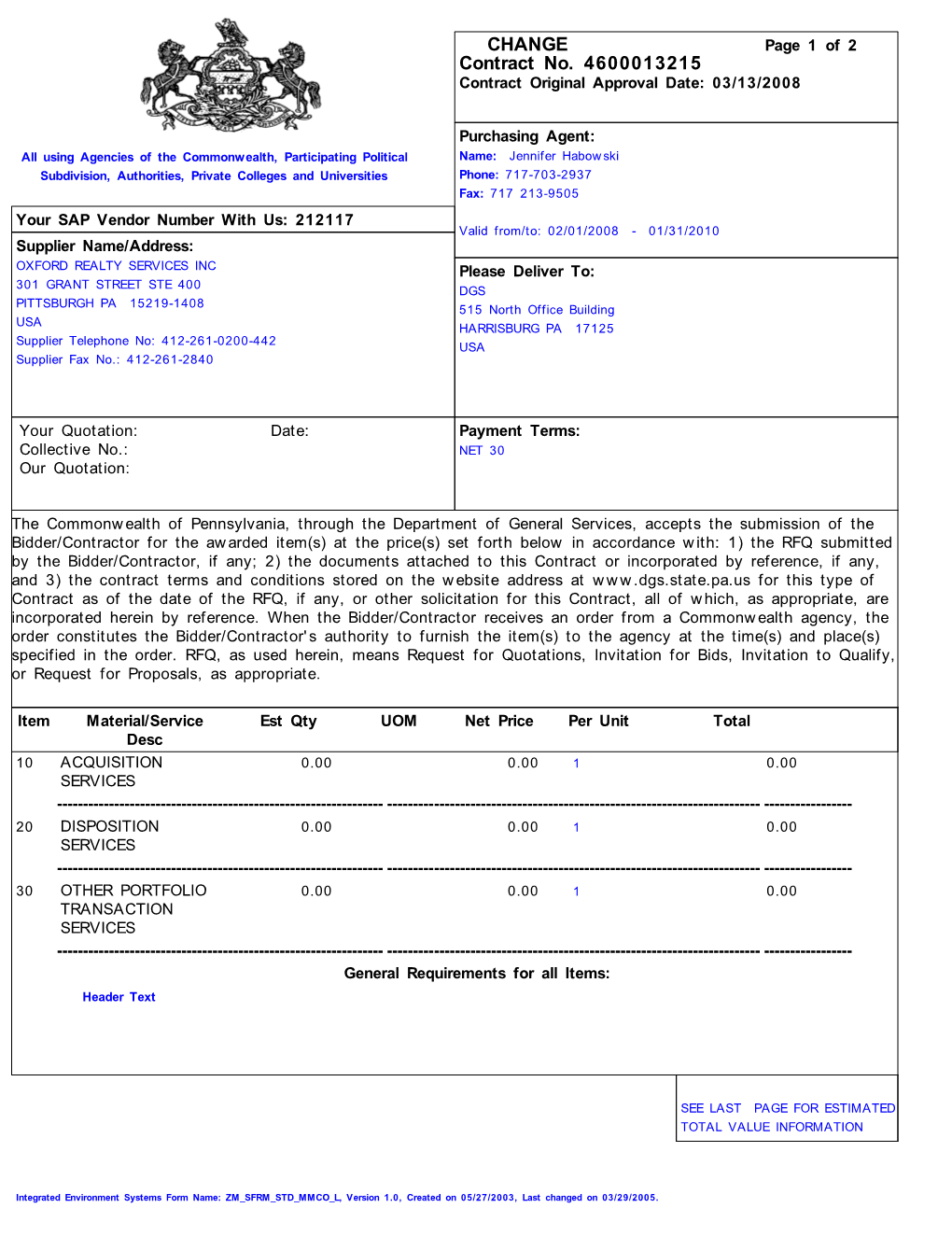 9985-70 Contract Overview 3.21.08