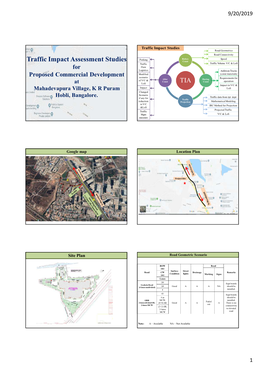 Traffic Impact Assessment Studies