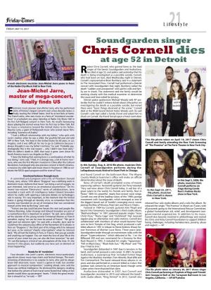Chris Cornell Dies
