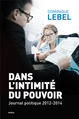 Dans L'intimité Du Pouvoir