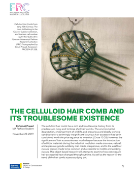 PDF Filethe Celluloid Hair Comb and Its Troublesome Existence, Opens