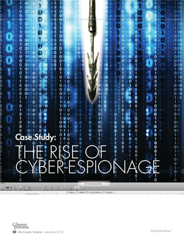 The Rise of Cyber-Espionage
