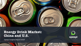 Energy Drink Market: China and U.S