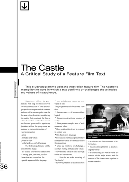 The Castle a Critical Study of a Feature Film Text