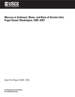Mercury in Sediment, Water, and Biota of Sinclair Inlet, Puget Sound, Washington, 1989–2007
