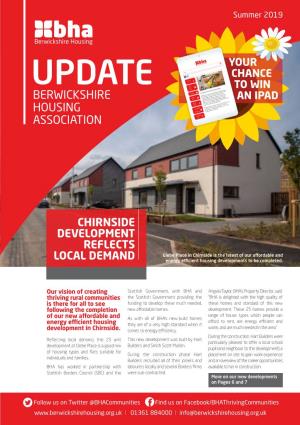 Update to Win Berwickshire an Ipad Housing Association
