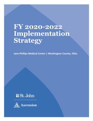 FY 2020-2022 Implementation Strategy
