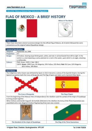 FLAG of MEXICO - a BRIEF HISTORY Where in the World