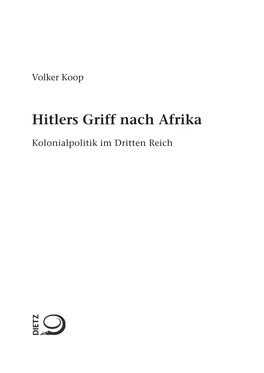 Hitlers Griff Nach Afrika