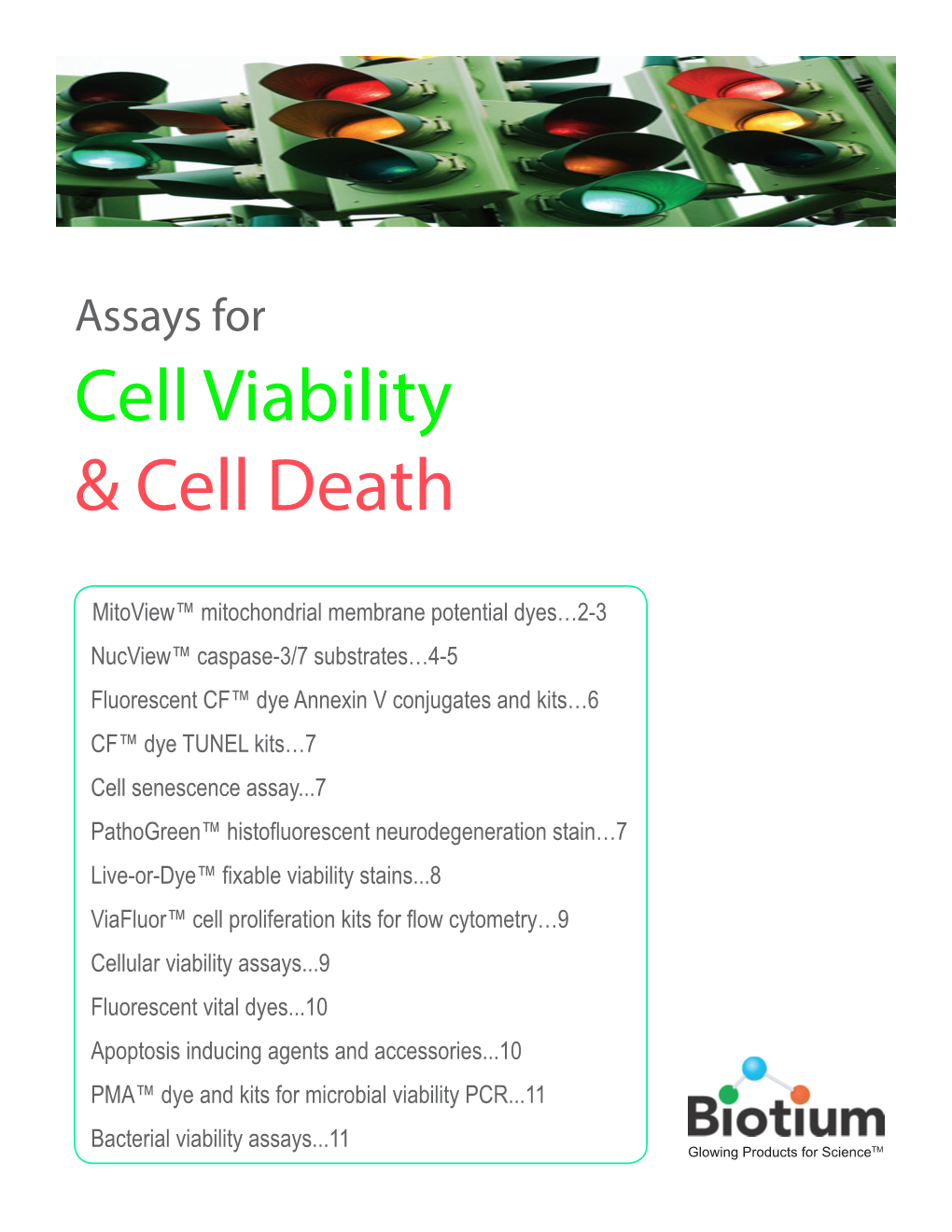 Assays for Cell Viability & Cell Death