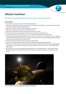 Mission Factsheet