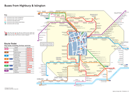 Buses from Highbury & Islington