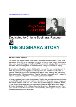 The Sugihara Story