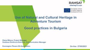 Use of Natural and Cultural Heritage in Adventure Tourism