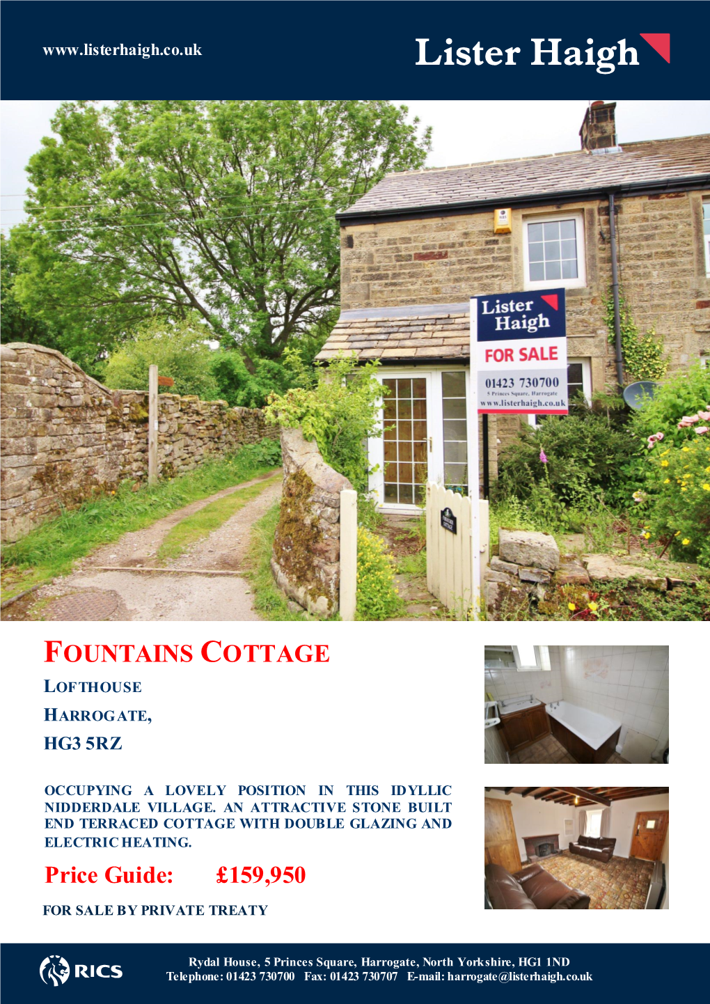 Fountains Cottage Lofthouse Harrogate, Hg3 5Rz