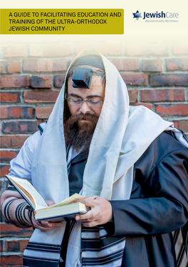 A Guide to Facilitating Education and Training of the Ultra-Orthodox Jewish Community