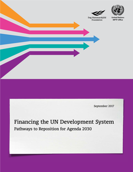 Financing the UN Development System