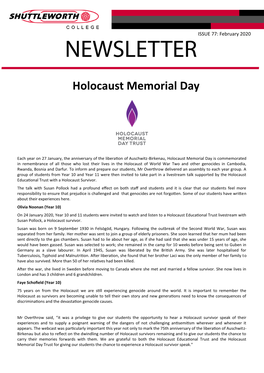 Holocaust Memorial Day