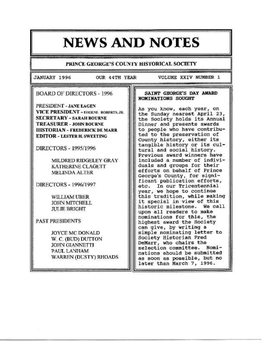 News and Notes
