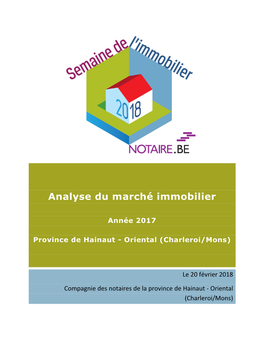 Analyse Du Marché Immobilier