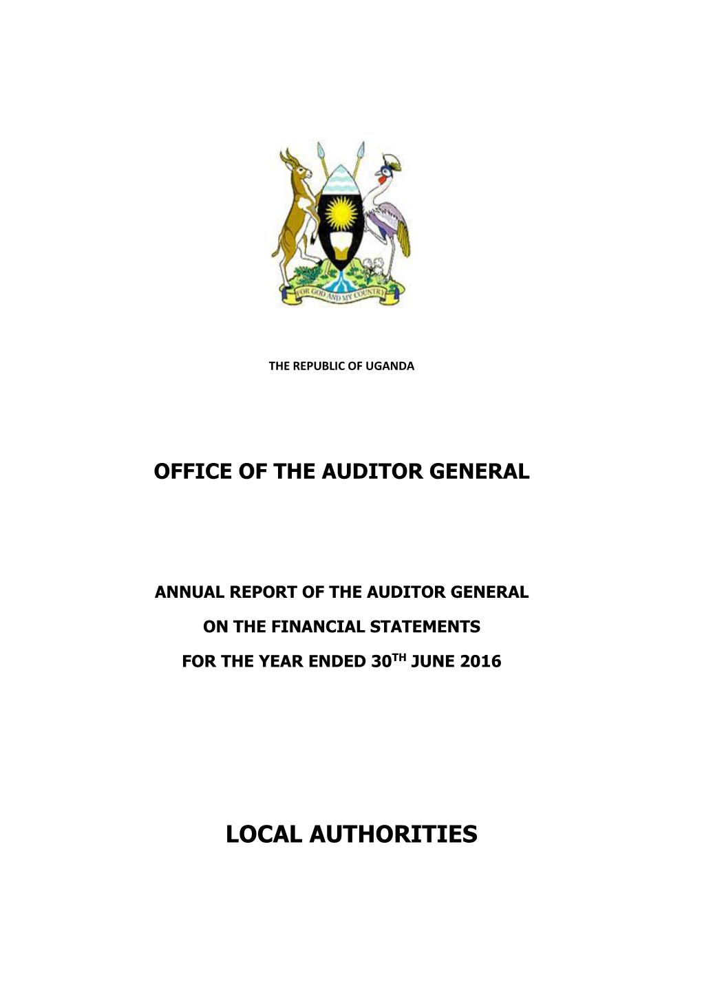 Office of the Auditor General