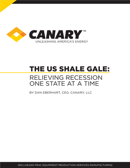 The Us Shale Gale: Relieving Recession One State at a Time