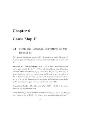 Chapter 9 Gauss Map II