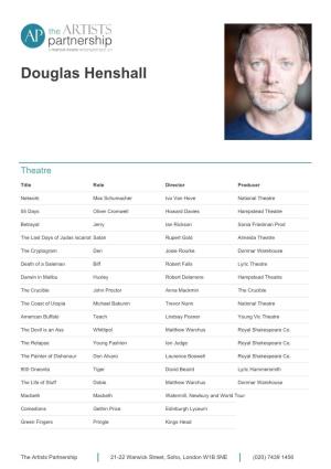Douglas Henshall