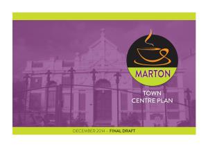 Marton Town Centre Plan