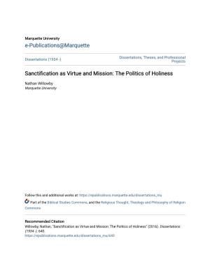 The Politics of Holiness