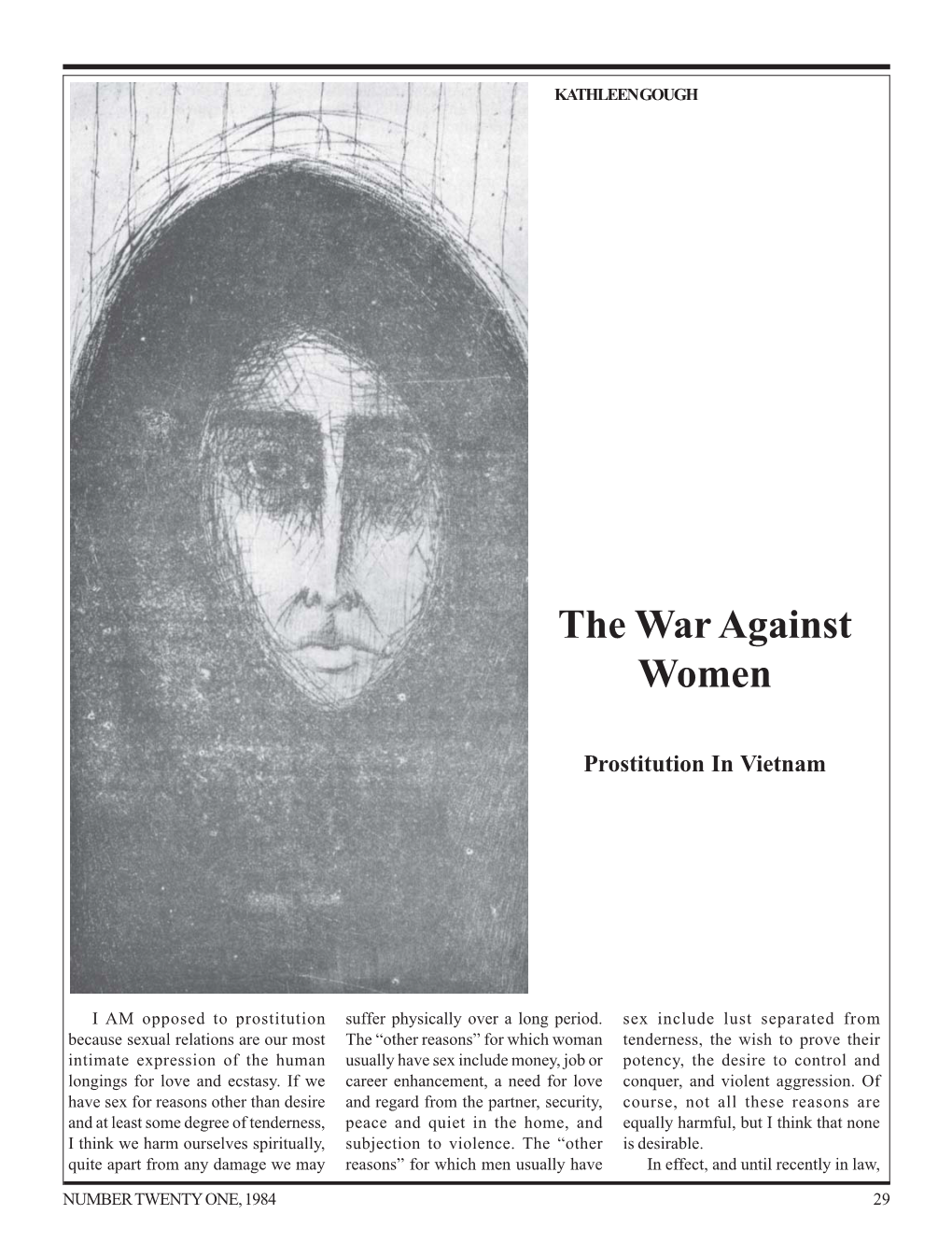 The War Against Women : Prostitution in Vietnam