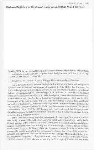 The Sixteenth Century Journal 43 (2012), Nr