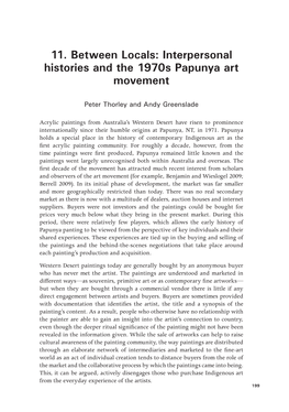 Kaapa Tjampitjinpa and the Papunya Art Movement