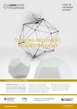 Thinking Movement Moving Thought Programme.Pdf