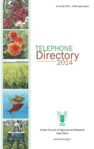 Icar Telephone Directory 2014