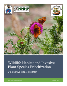 Wildlife Habitat and Invasive Plant Species Prioritization (Pdf)