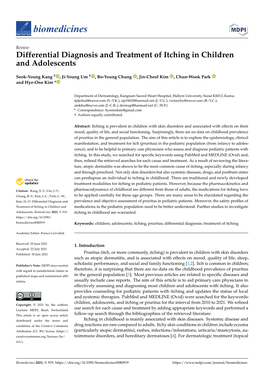 Differential Diagnosis and Treatment of Itching in Children and Adolescents